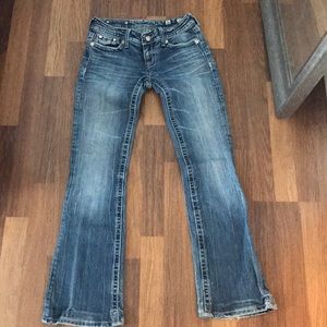Miss Me Jeans size 26 trapezoid leg